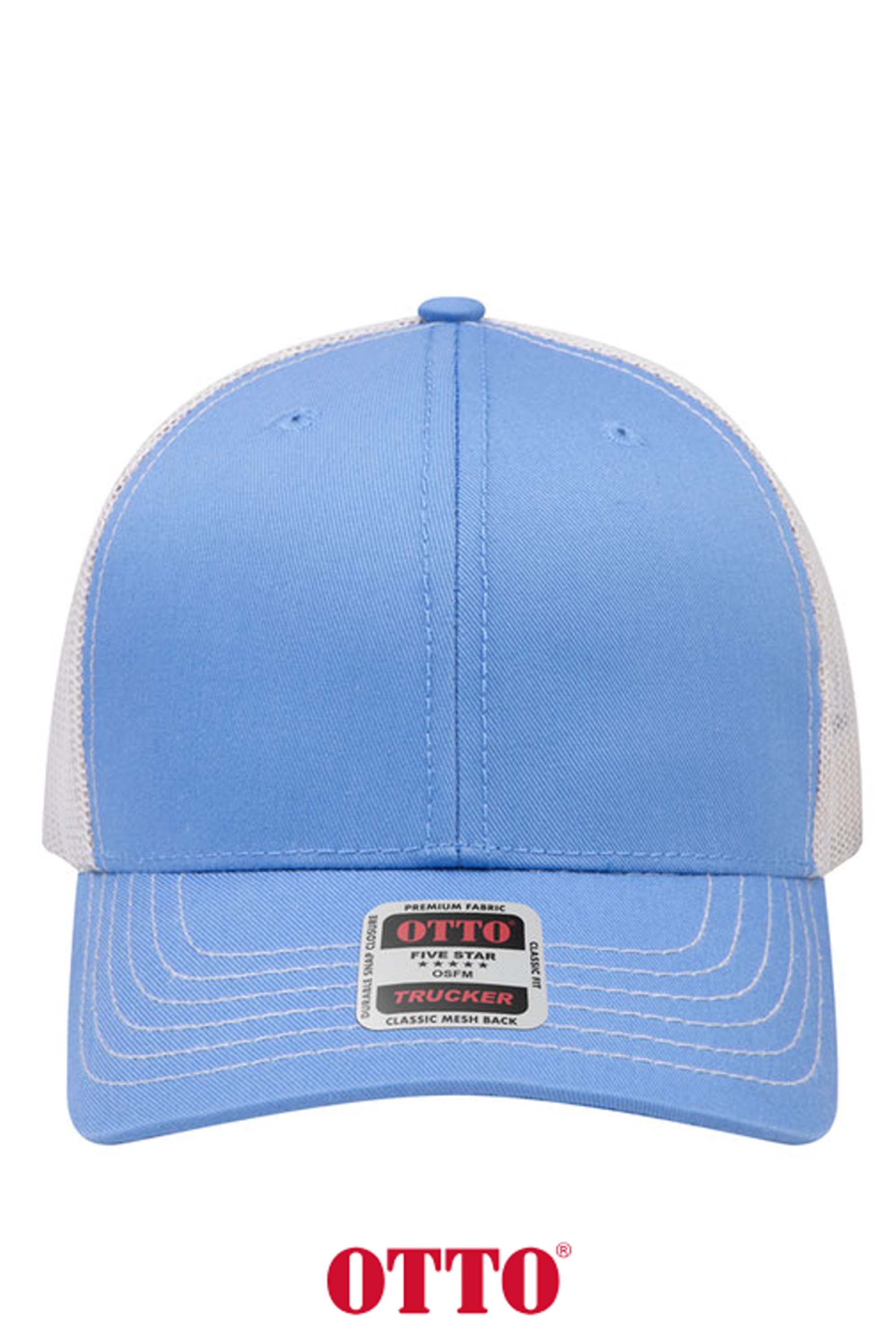OTTO CAP® 6 Panel Mid Profile Mesh Back Trucker Hat