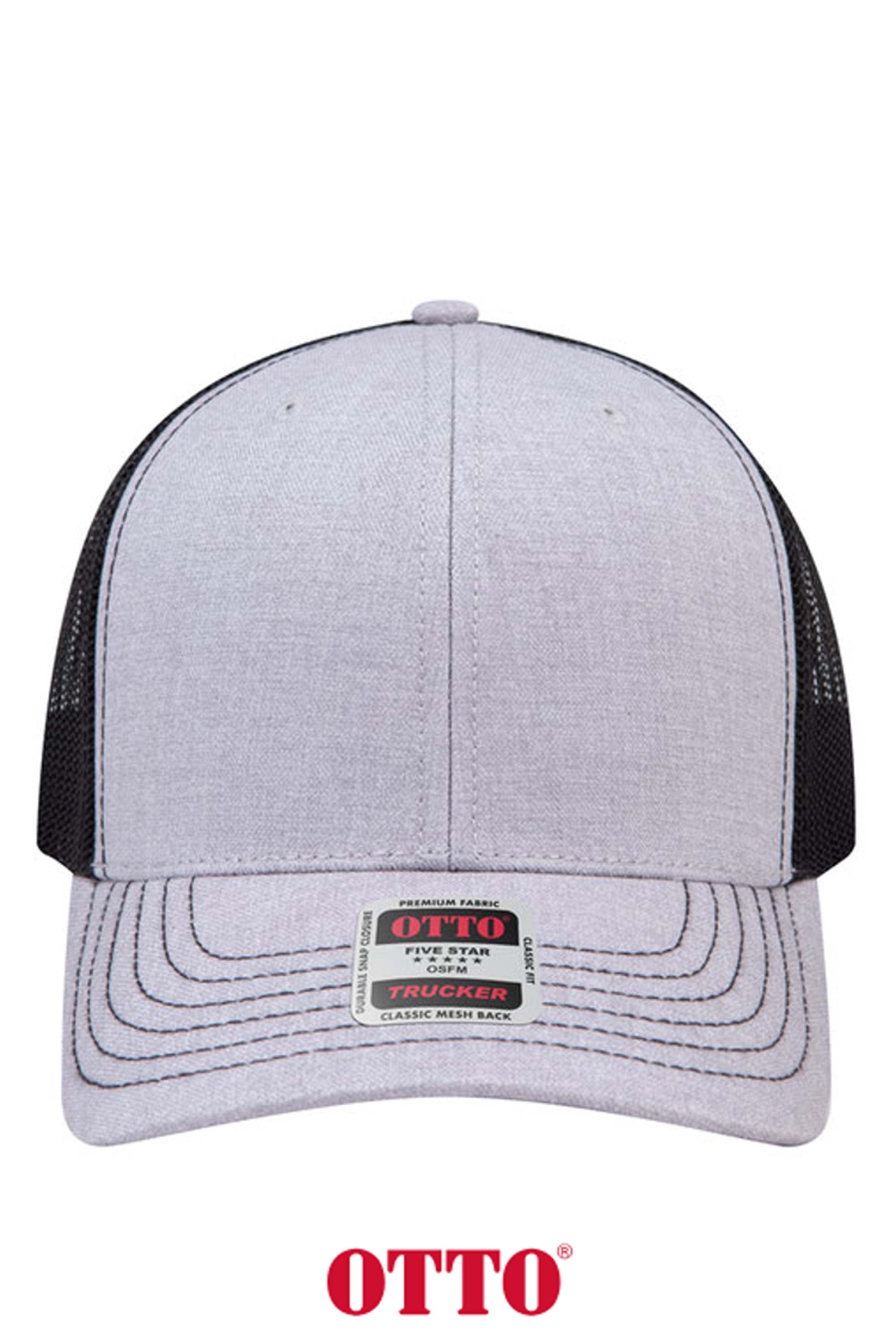 OTTO CAP® 6 Panel Mid Profile Mesh Back Trucker Hat