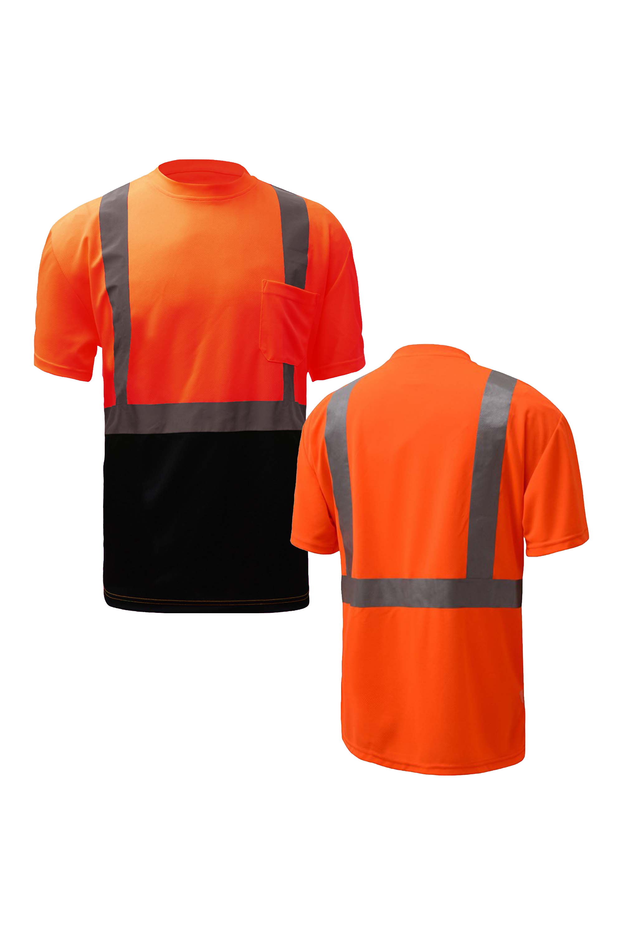 Class 2 Safety T-shirt with black bottom