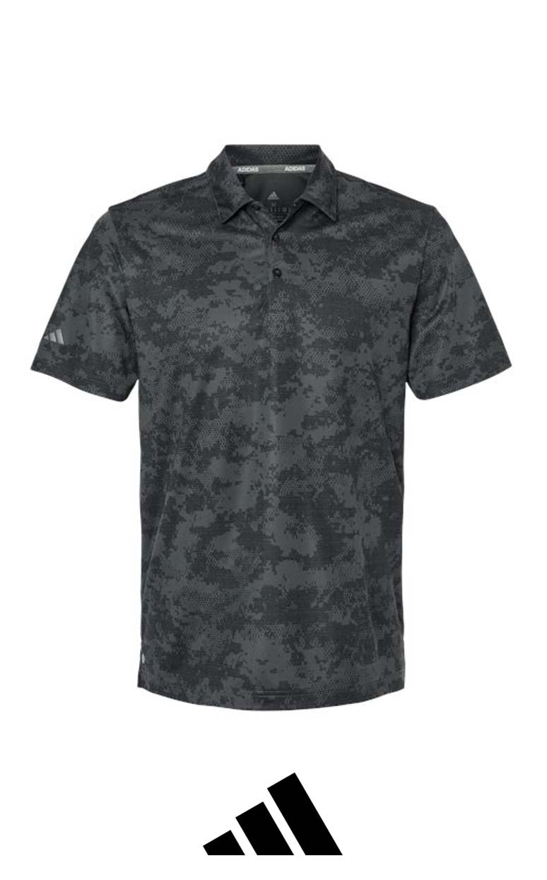 Adidas Men's All Over Camo Polo