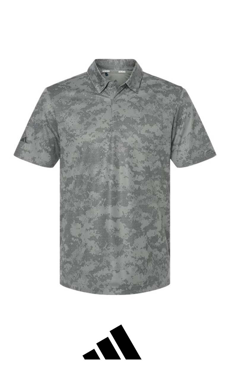 Adidas Men's All Over Camo Polo