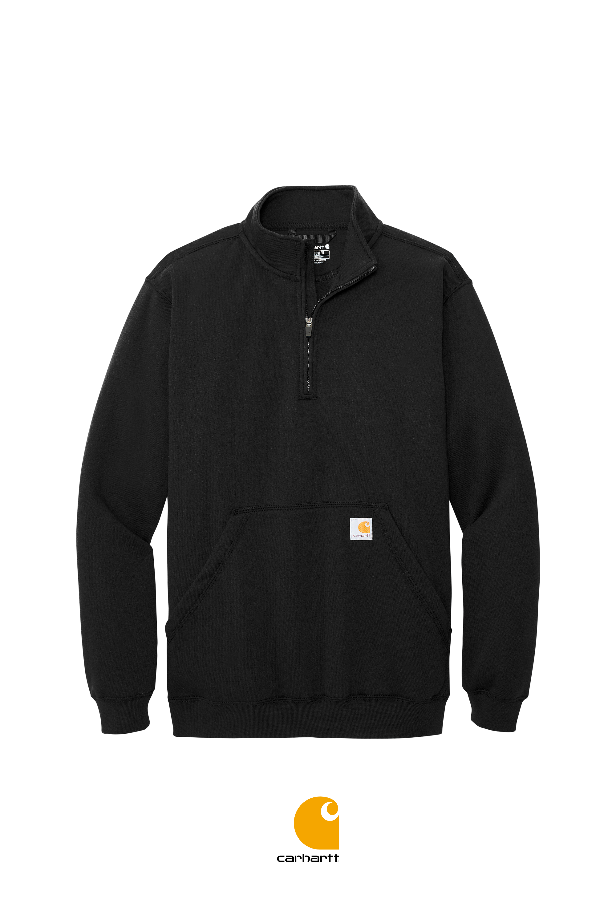 Carhartt® Midweight 1/4-Zip Mock Neck Sweatshirt
