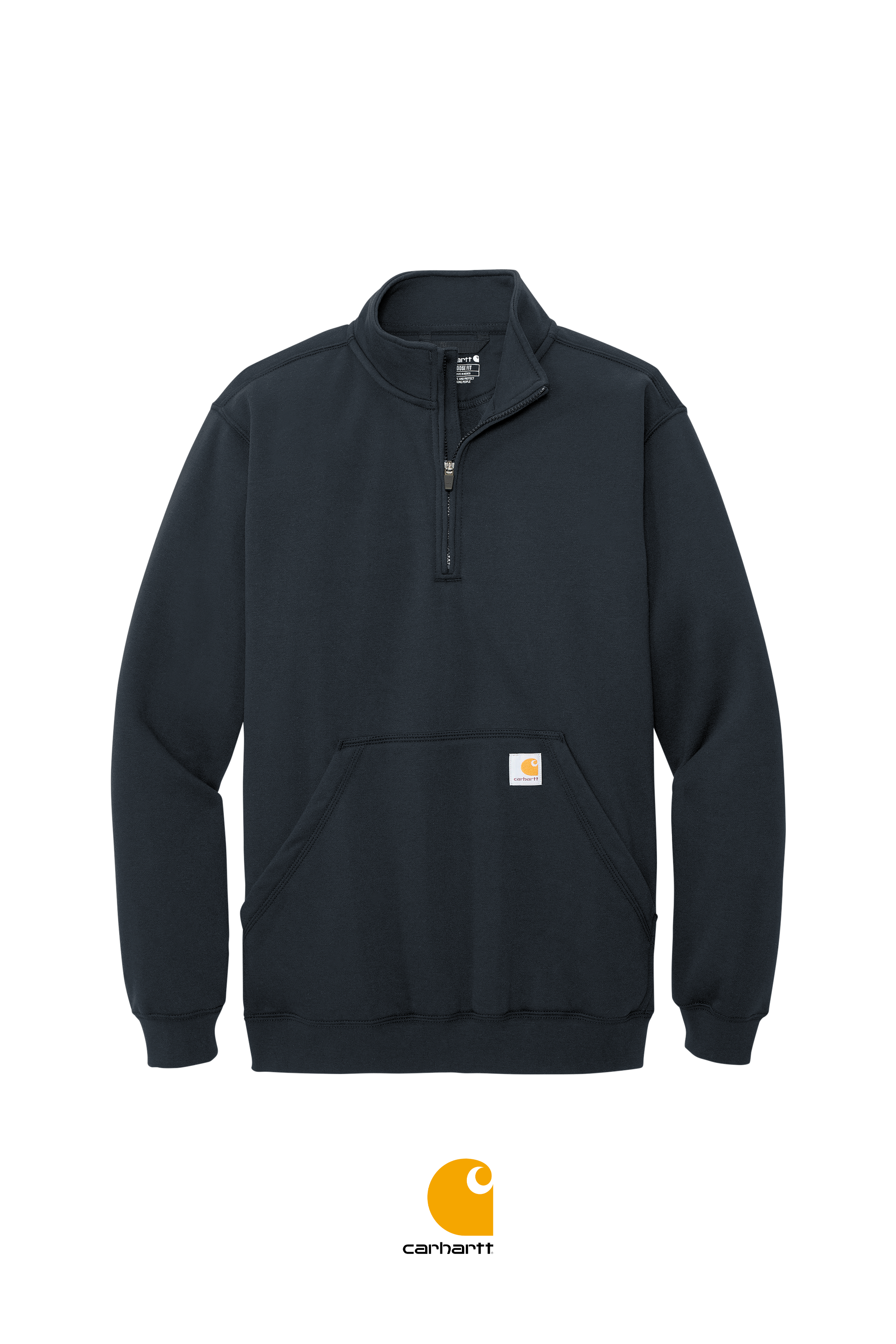 Carhartt® Midweight 1/4-Zip Mock Neck Sweatshirt