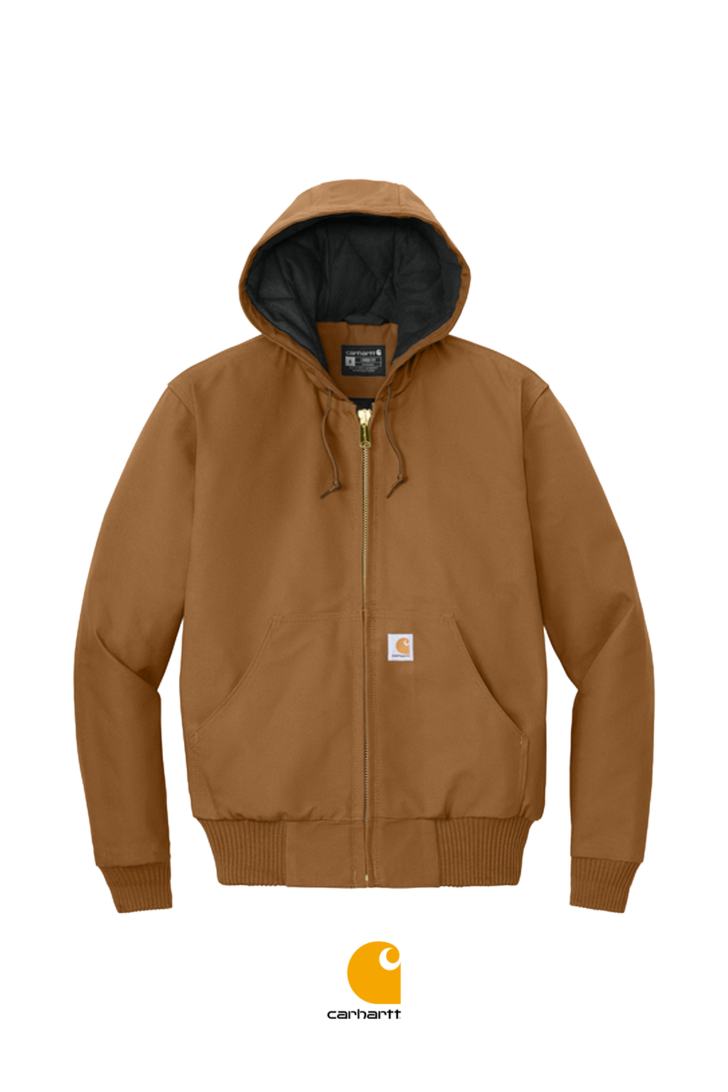 Carhartt® Quilted-Flannel-Lined Duck Active Jac