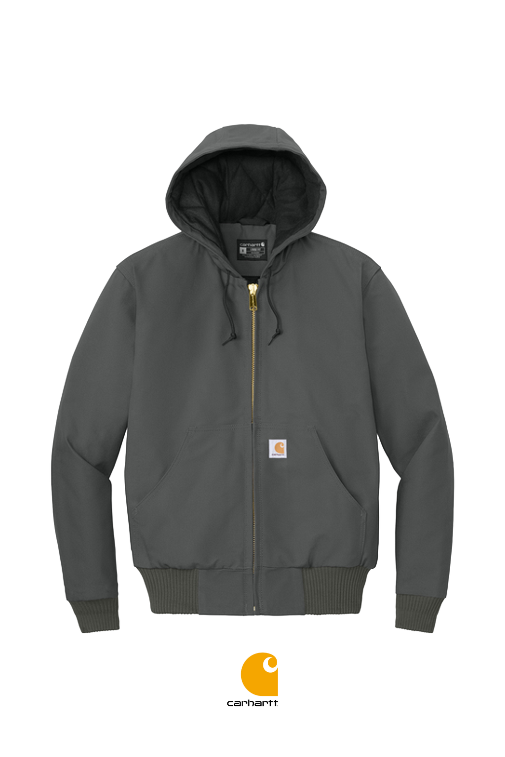 Carhartt® Quilted-Flannel-Lined Duck Active Jac