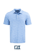 Cutter & Buck Coastline Recycled Double Peached Camo Print Mens Polo