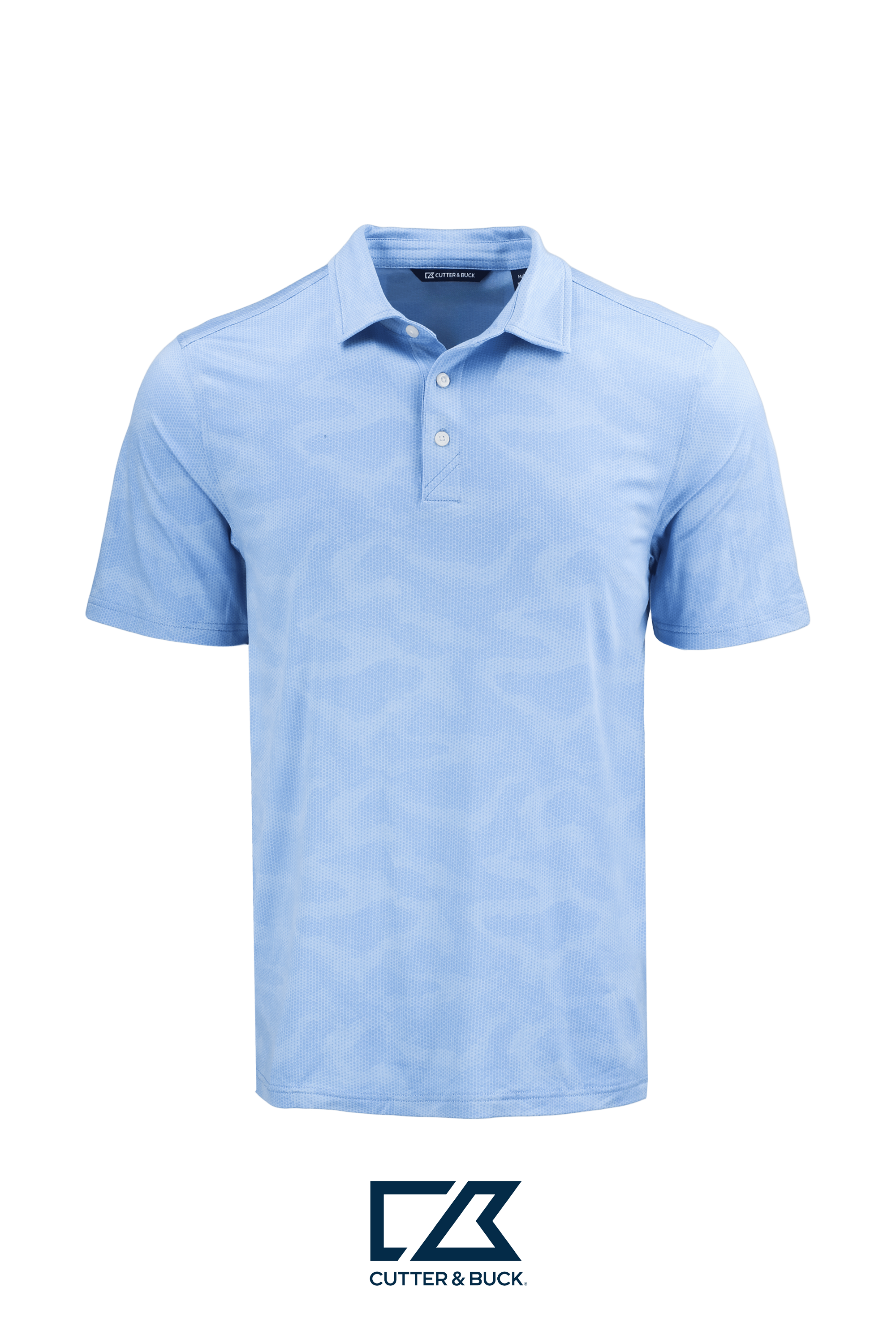 Cutter & Buck Coastline Recycled Double Peached Camo Print Mens Polo