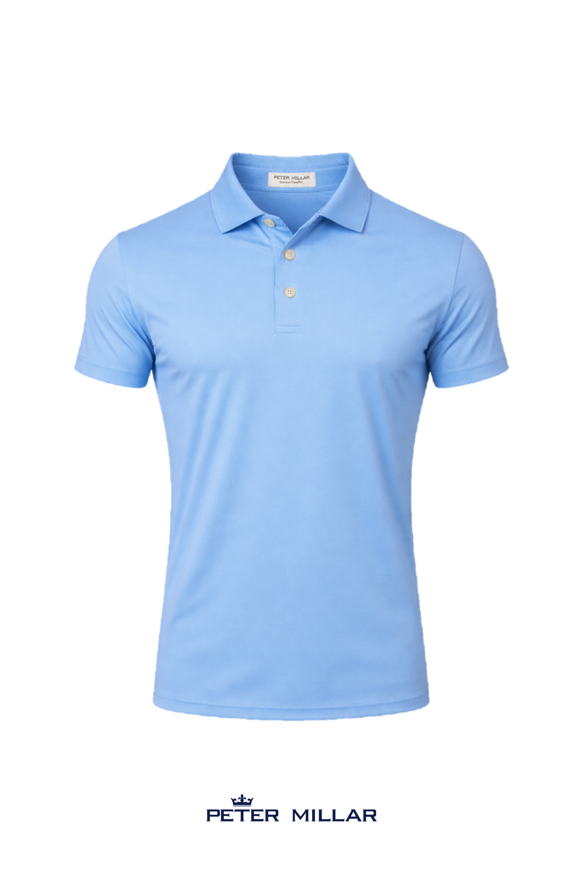 Peter Millar Men's Solid Performance Polo - Self Collar
