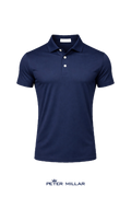 Peter Millar Men's Solid Performance Polo - Self Collar
