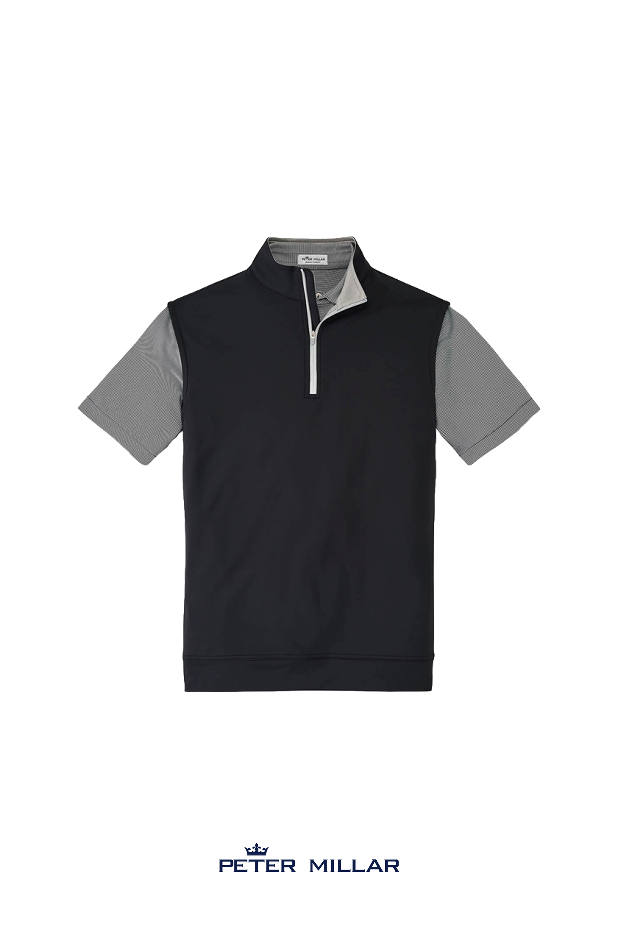 Peter Millar Men's Galway Performance Quarter-Zip Vest