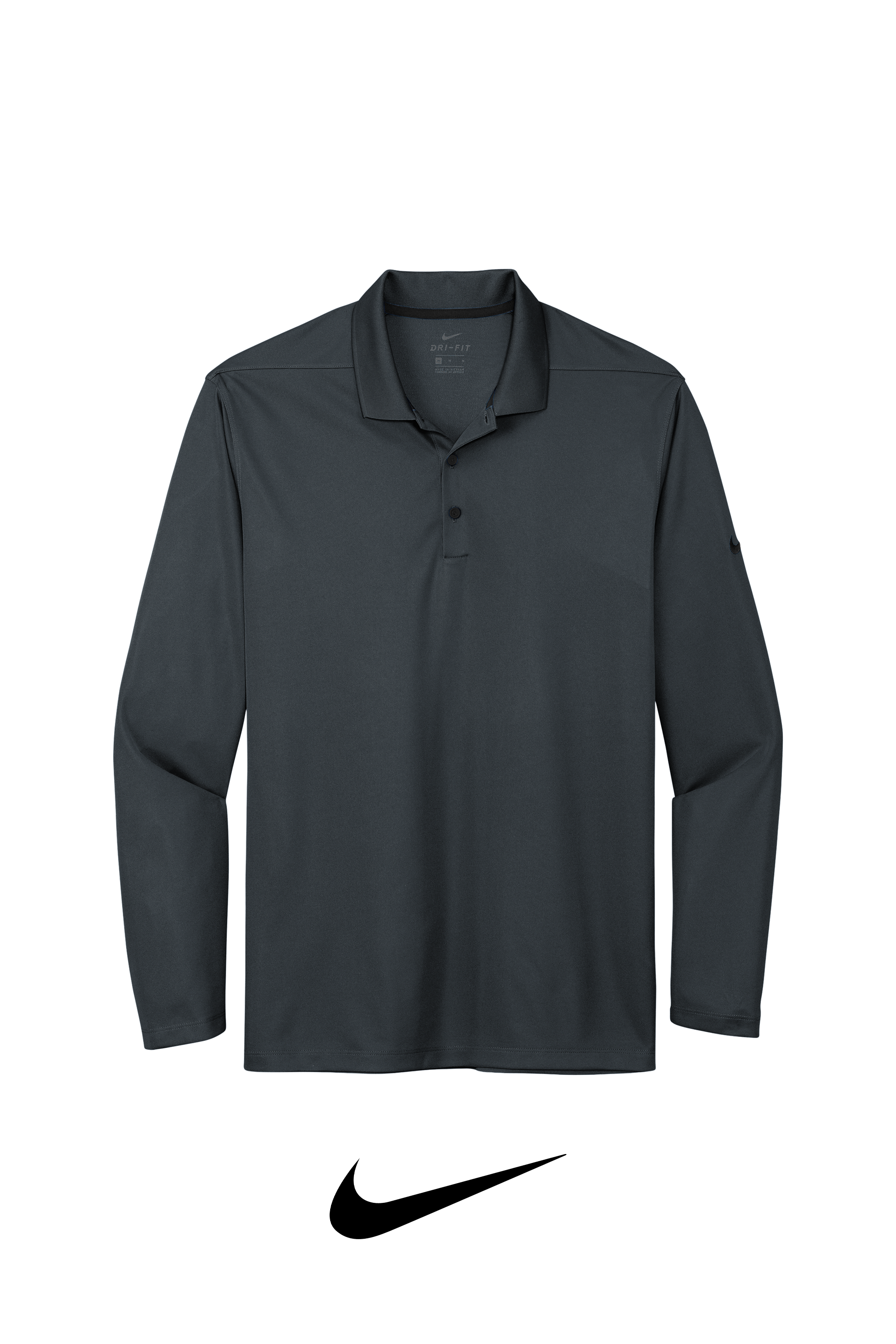 Nike Men's Dri-FIT Micro Pique 2.0 Long Sleeve Polo