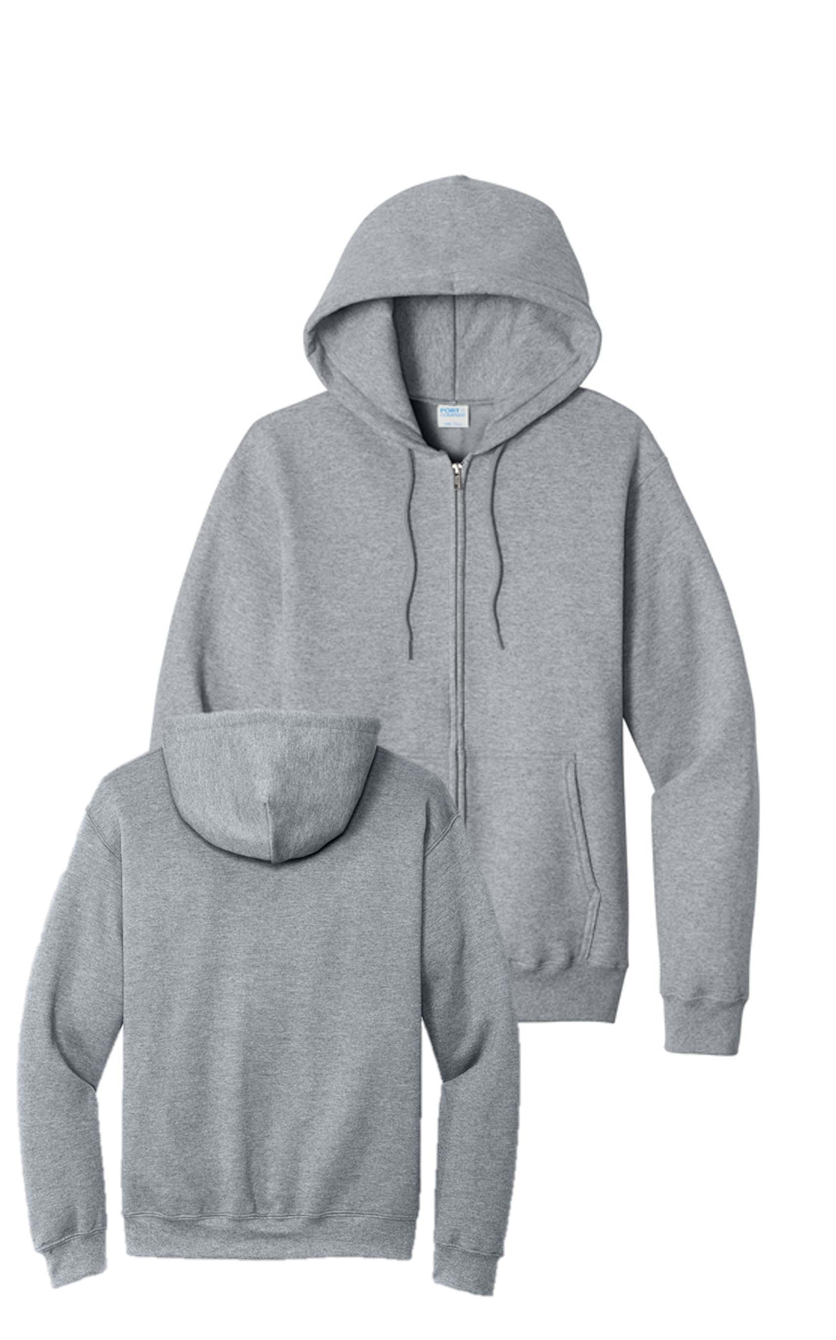 Port & Co™ Core Fleece Full-Zip Hooded Sweatshirt