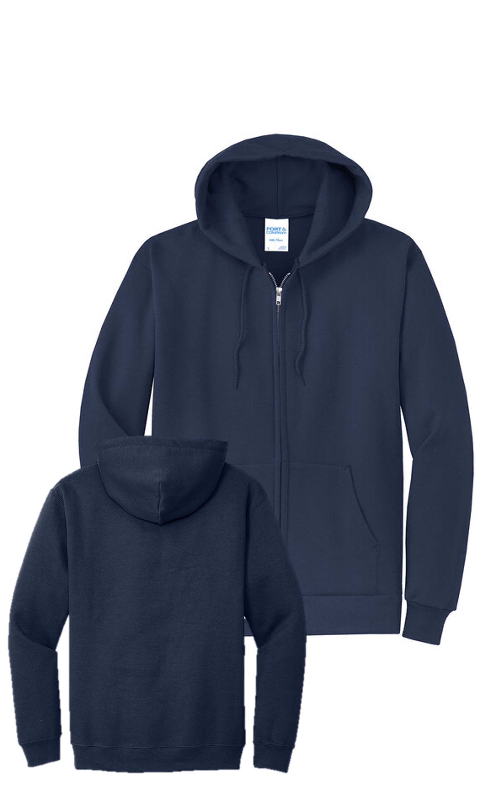 Port & Co™ Core Fleece Full-Zip Hooded Sweatshirt