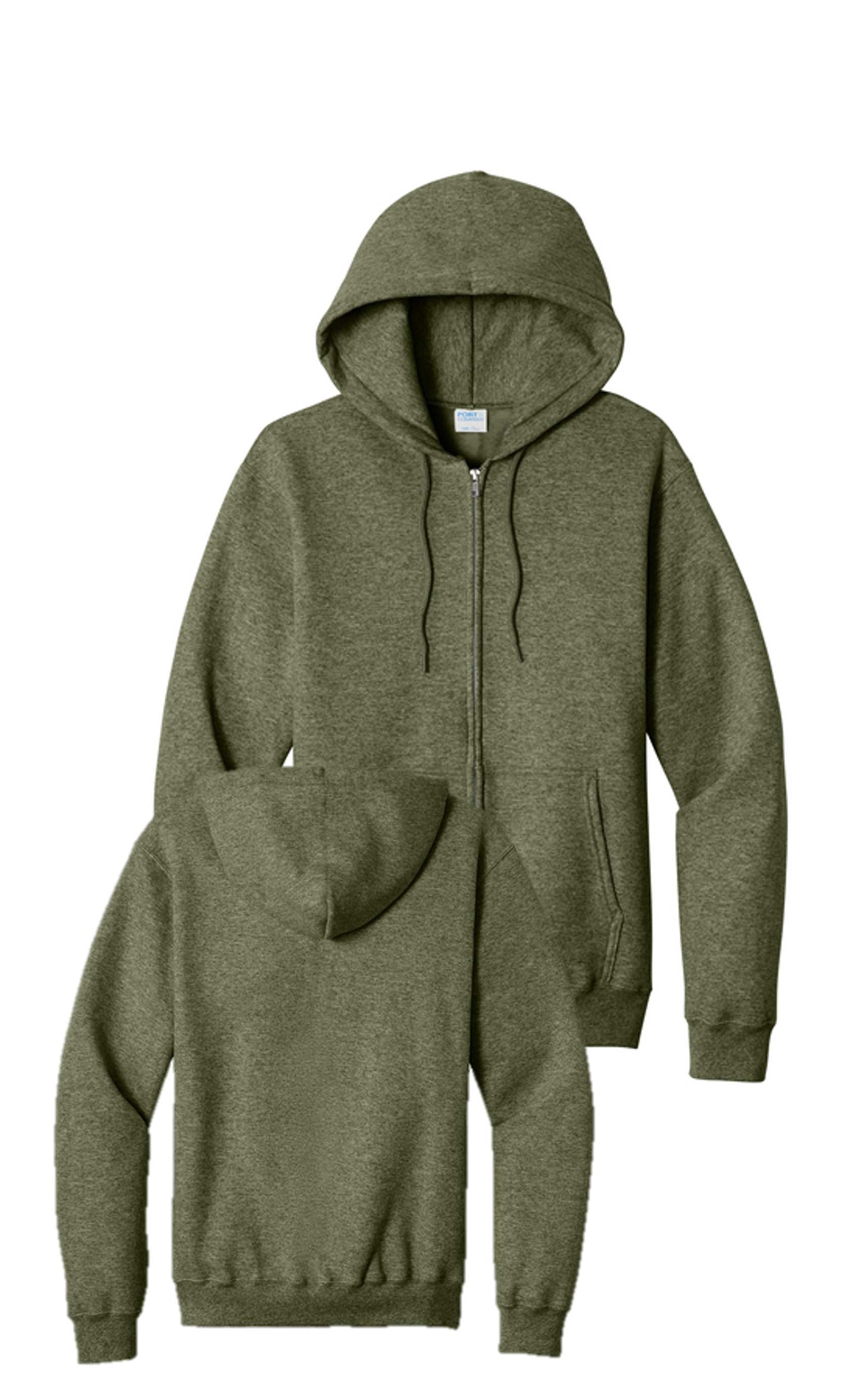 Port & Co™ Core Fleece Full-Zip Hooded Sweatshirt