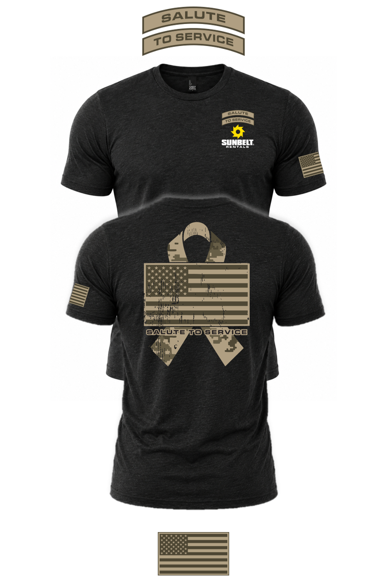 Perfect Blend® CVC Tee SALUTE TO SERVICE