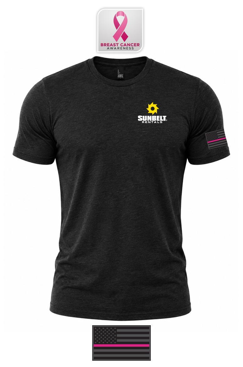 Perfect Blend® CVC Tee Breast Cancer Awareness
