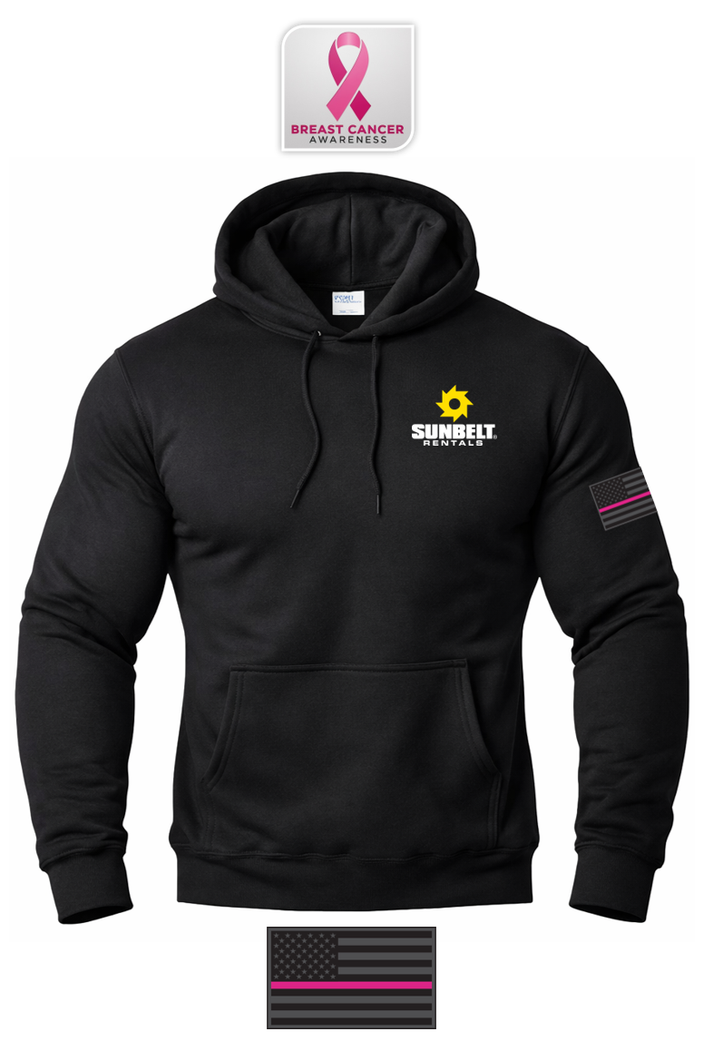 Port & Co™ Core Fleece Pullover Hooded Sweatshirt Breast Cancer Awareness