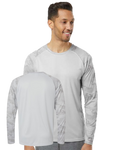 Cayman Performance Camo Colorblocked Long Sleeve T-Shirt