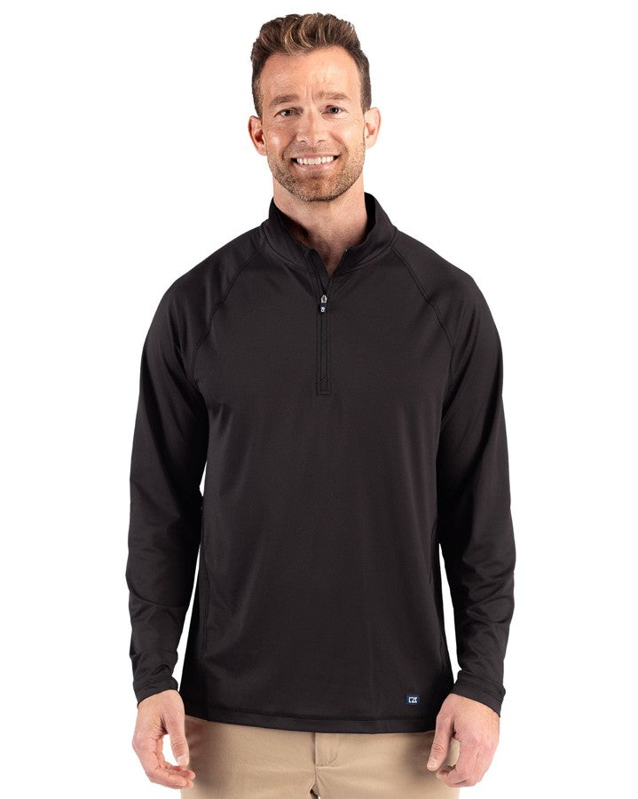 Cutter & Buck Prospect Recycled Featherlight Stretch Mens Quarter Zip