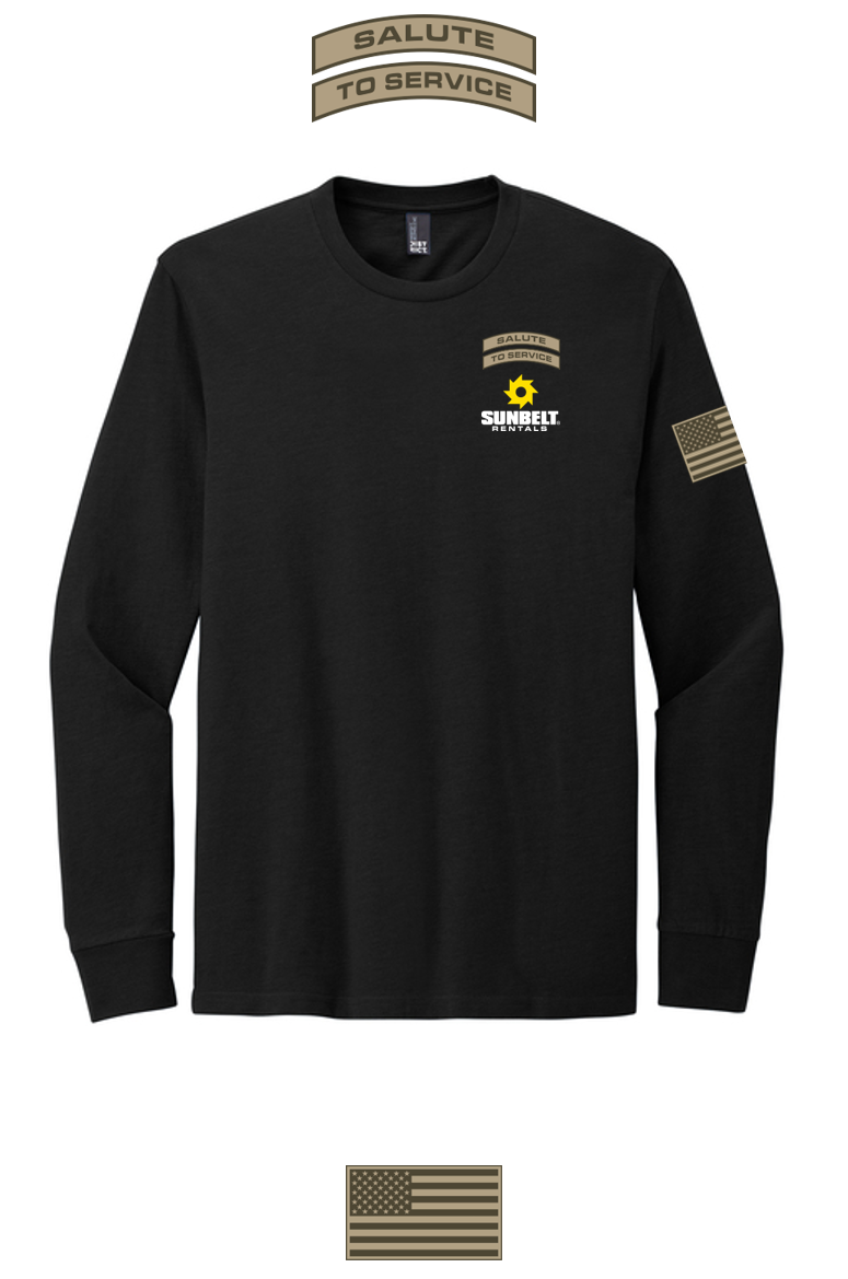 Perfect Blend® CVC Long Sleeve Tee SALUTE TO SERVICE