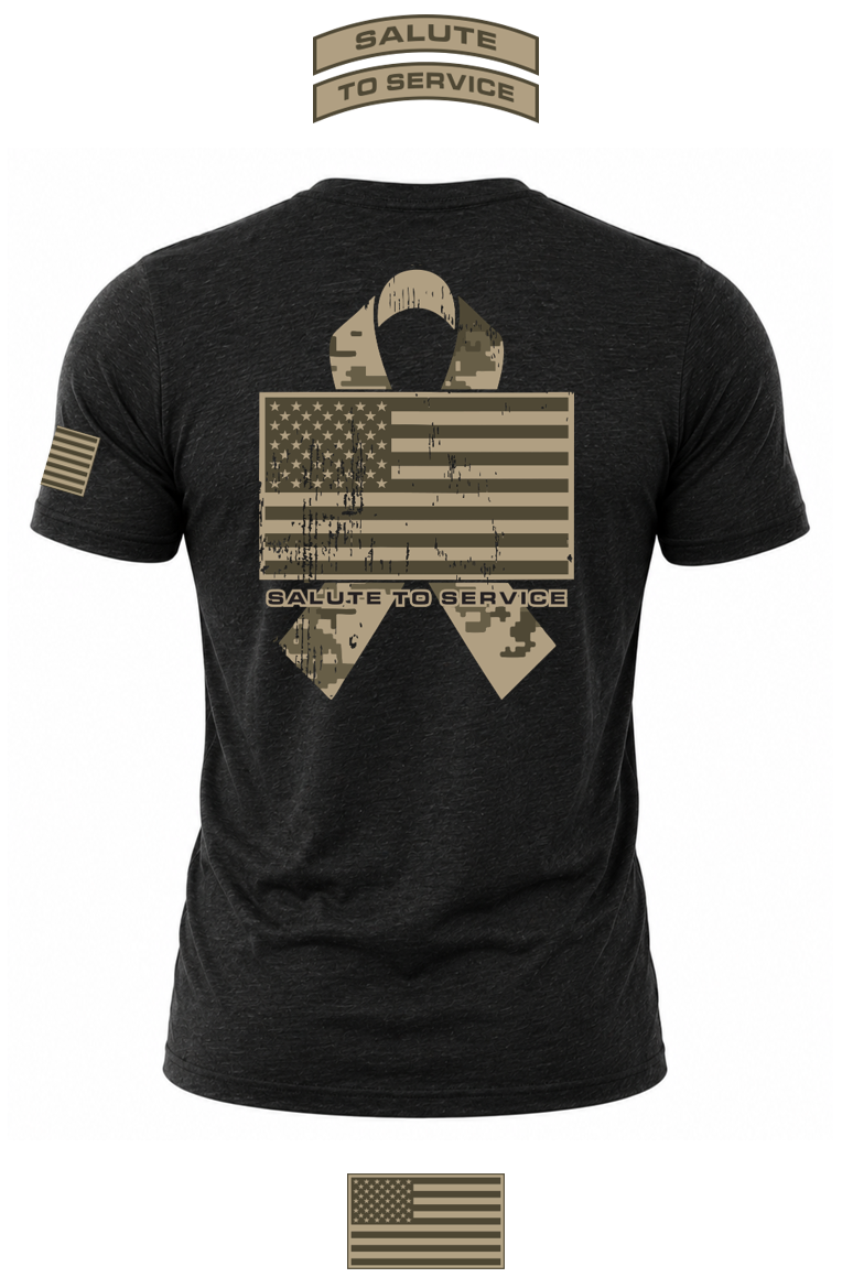 Perfect Blend® CVC Tee SALUTE TO SERVICE